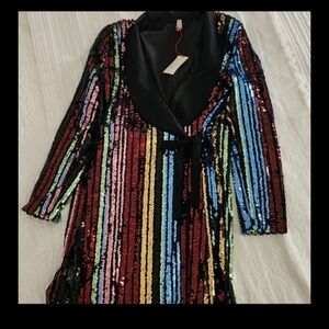 RAGA Multicolor Sequin Dress